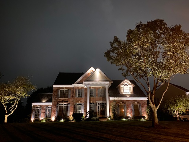 Outdoor lights in a home