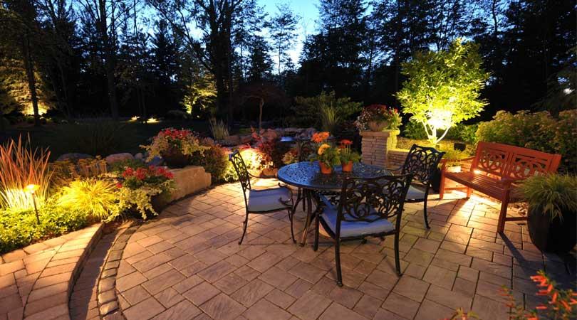 An image of a well-lit patio